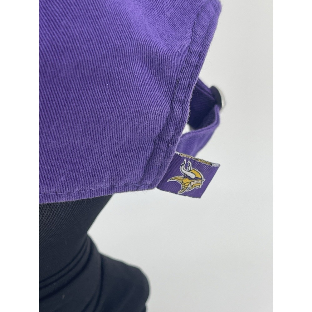 New Era Minnesota Vikings Women's 9TWENTY Purple Strapback Hat NFL Cap OSFA - Picture 6 of 10